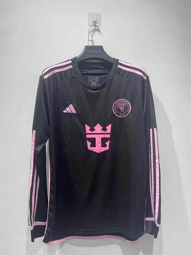 AAA Quality Inter Miami 24/25 Away Black Long Soccer Jersey